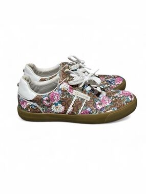 GBG Los Angeles Floral Print Sneakers Shoes Womens Size 7.5 M